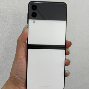 무잔상)갤럭시Z플립3 화이트 256GB Y1999 이미지
