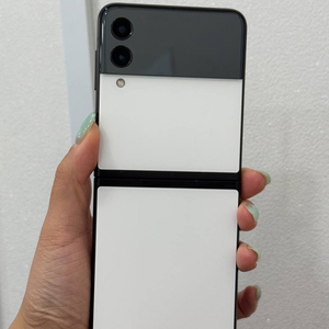 무잔상)갤럭시Z플립3 화이트 256GB Y1999 이미지
