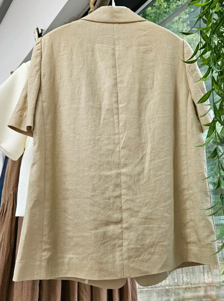 MIXXO 린넨/마 반팔 자켓(S) 이미지