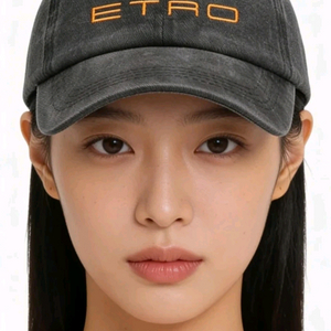 에트로 볼캡 블랙/새상품/남여공용 이미지