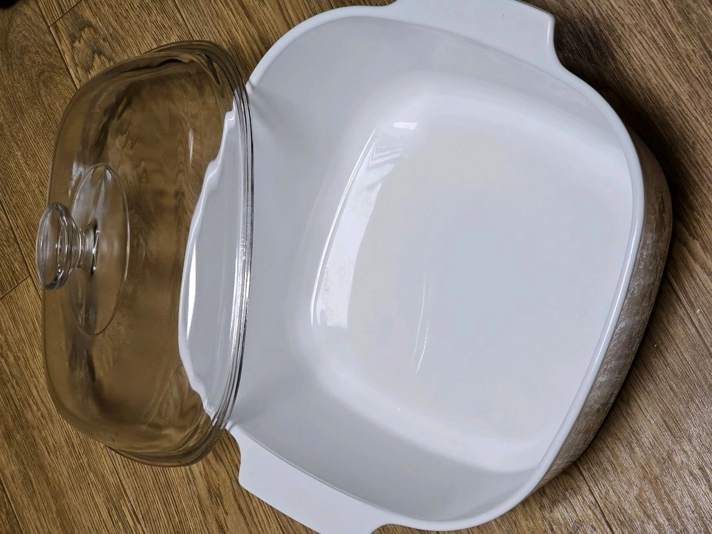 코닝웨어 빈티지 A-5-B 5QT 5쿼트 대용량 캐서롤 유리뚜껑 포함 미국산 이미지
