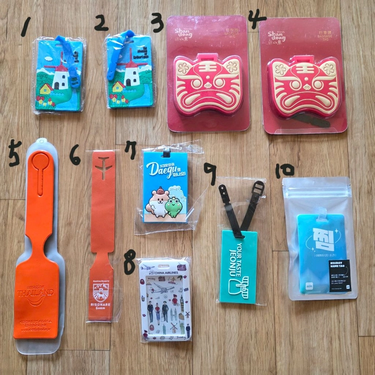 캐리어 네임택 러기지택 새상품 이미지