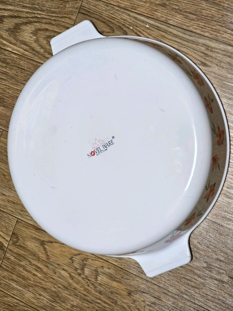 일본 NOVEL WARE 내열 전골냄비 30cm 유리뚜껑 포함 1회사용 이미지