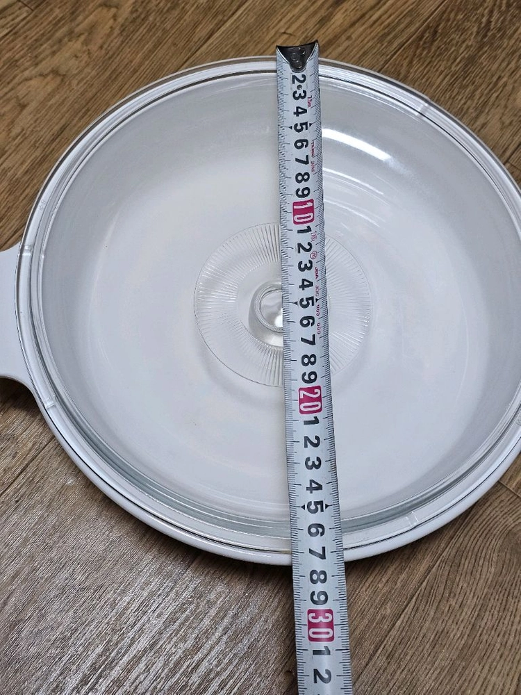 일본 NOVEL WARE 내열 전골냄비 30cm 유리뚜껑 포함 1회사용 이미지