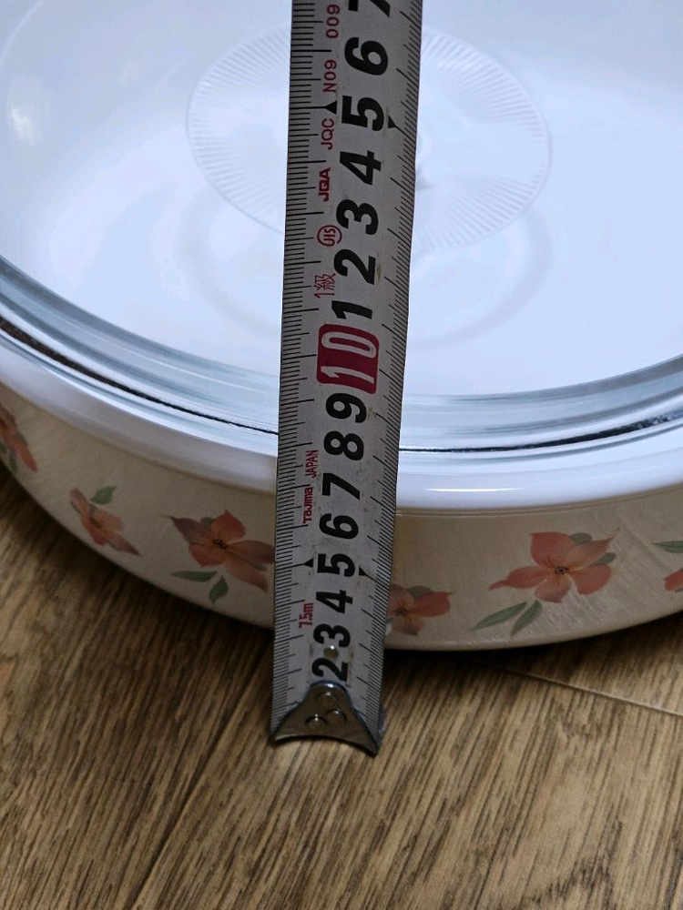 일본 NOVEL WARE 내열 전골냄비 30cm 유리뚜껑 포함 1회사용 이미지