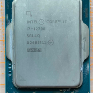 Intel i7-12700 CPU 단품 이미지