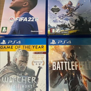PS4 게임 타이틀 4종 세트 이미지