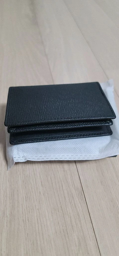 [새상품/박스포함] 모두샵 블랙 명함지갑 카드지갑 이미지