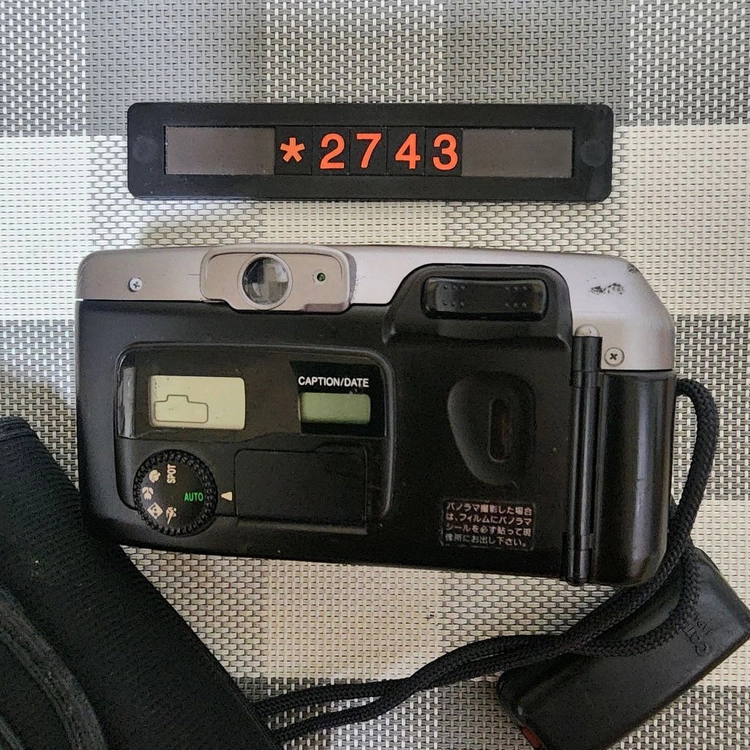 캐논 오토보이 루나 28 파노라마 필름카메라 리모컨 파우치포함 이미지