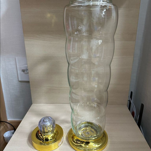 금강샤론 국산 이중캡 죽순병 담금주 보관 유리용기 술병 이미지