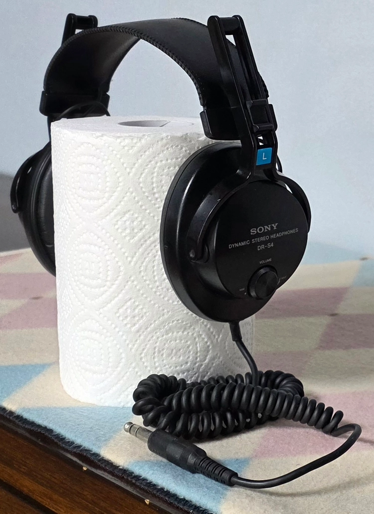 빈티지 SONY DR-S4 헤드폰 이미지