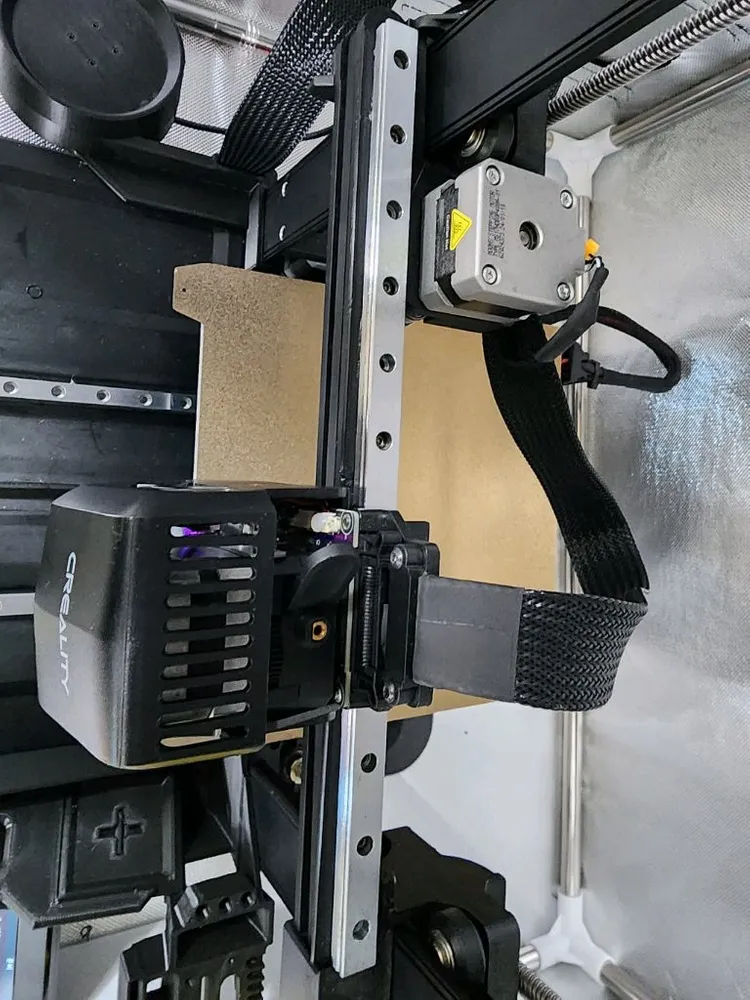 Ender 3 V3 SE 3D 프린터 x y 축 레일, 런아웃센서 업글 필라멘트 보관함 풀업글 이미지