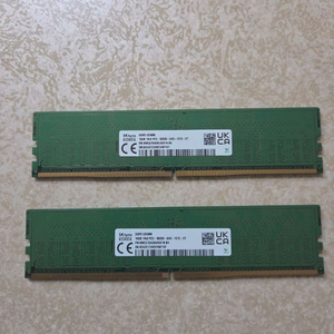 하이닉스 A 다이 언락 DDR5-5600 16GB메모리 2개 세트 32G 팝니다. 이미지
