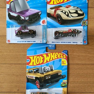 핫휠 3종 일괄 툰드 닛산 스카이라인 2000GT-R 트윈 밀 크루즈 브루저 이미지