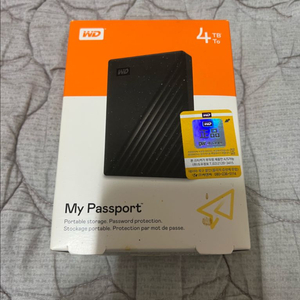 미개봉 외장하드 WD My Passport 4T 이미지