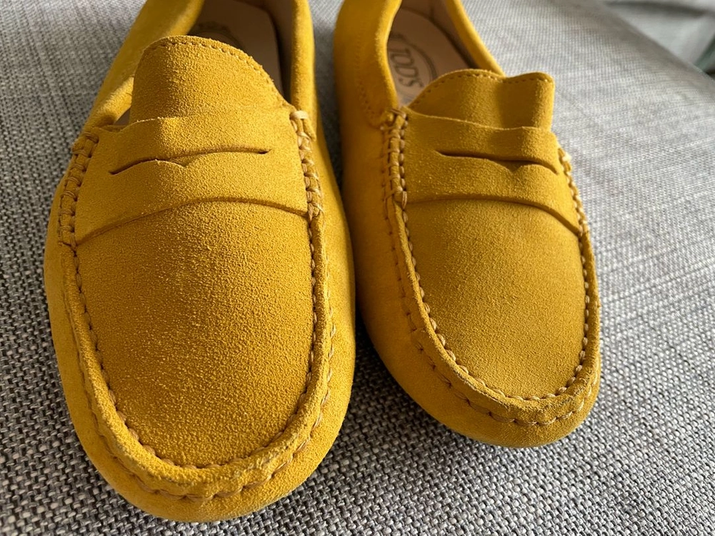 정품 토즈(Tods)고미노 스웨이드 드라이빙슈즈 37사이즈 이미지
