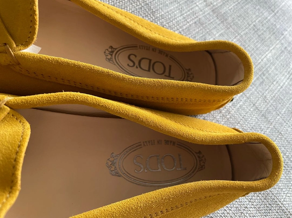 정품 토즈(Tods)고미노 스웨이드 드라이빙슈즈 37사이즈 이미지