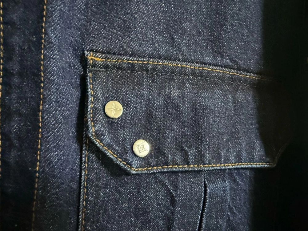 스톤아일랜드 데님 오버셔츠 자켓 XL 새상품 이미지
