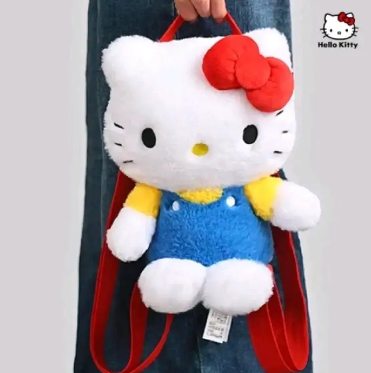 헬로키티 인형 백팩 가방 이미지