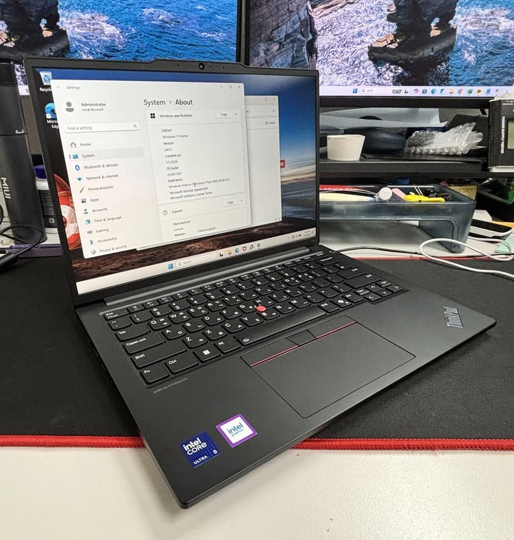 [A급중고] 레노버 씽크패드 E14 GEN6 125U/16G/512G 외관/배터리최상 노트북 이미지
