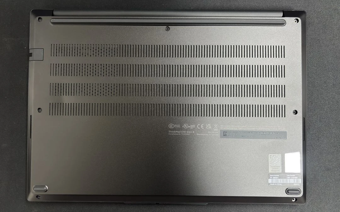 [A급중고] 레노버 씽크패드 E14 GEN6 125U/16G/512G 외관/배터리최상 노트북 이미지
