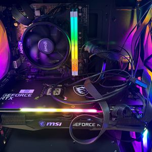 고사양 게이밍 컴퓨터 RTX 3080 이미지