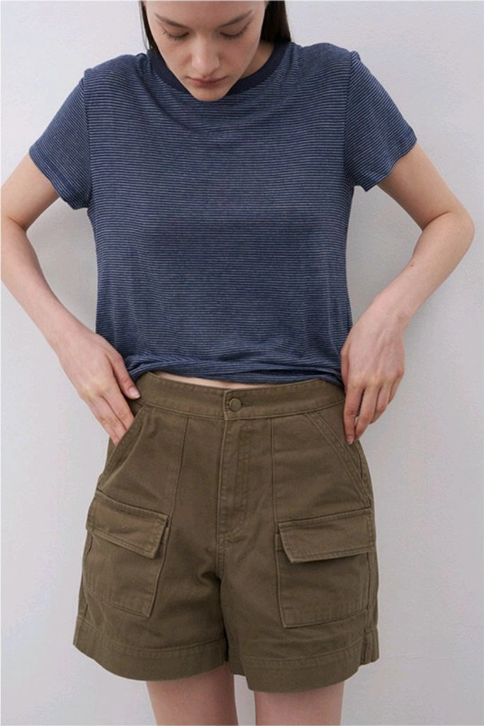 Ore 오어 카고 쇼츠 네이비 M사이즈 새상품 이미지