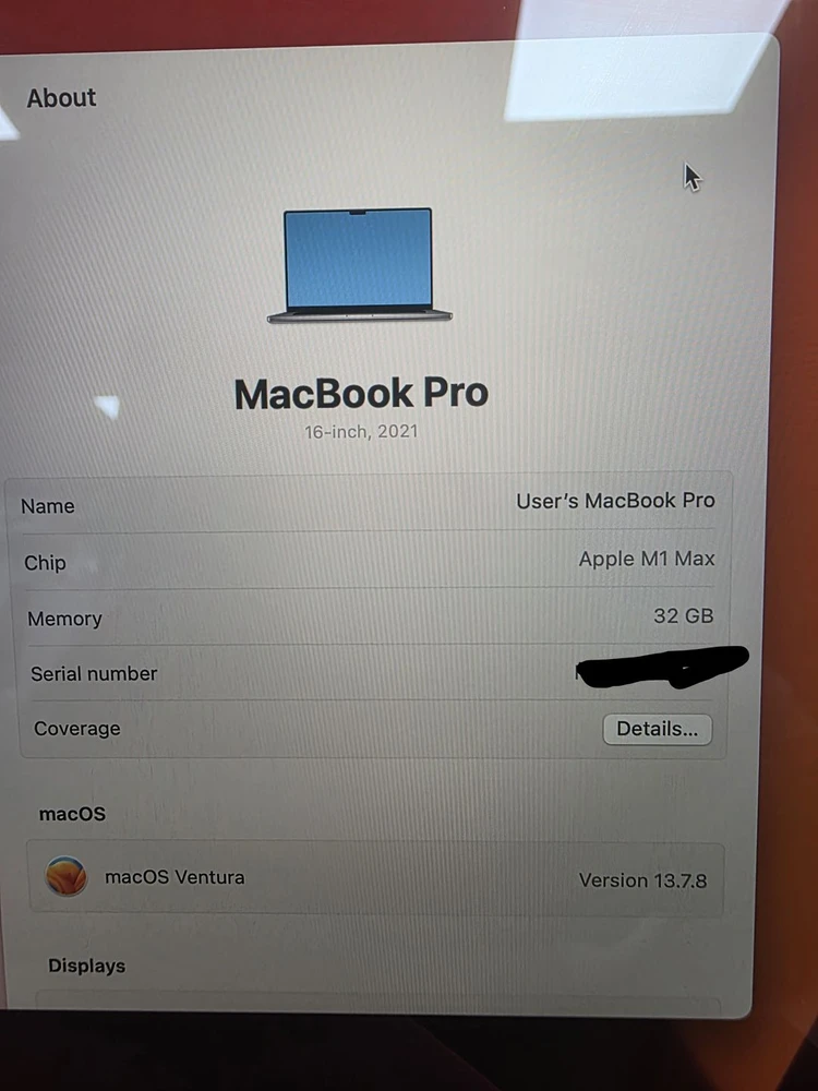 노트북 16인치 M1 Max 32GB 512GB - 안심되는 중고거래