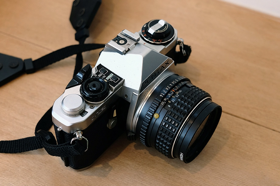 펜탁스 미슈퍼 me super(50mm, 28-80mm랜즈2개 케이스set)팝니다 이미지