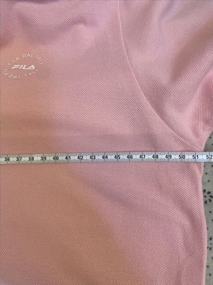 [새상품] FILA 휠라 핑크 반팔카라원피스 PK면원피스100 이미지