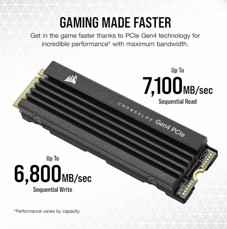 커셰어 MP600PRO LPX 2TB M.2 NVMe SSD 이미지