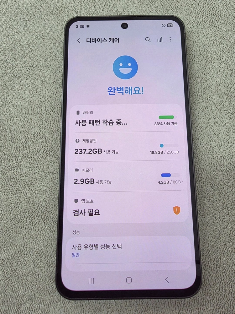 갤럭시s24fe 256_GB 판매합니다!!중고폰업무폰저가폰세컨폰공기계게임폰효도폰게임폰알뜰폰) 이미지