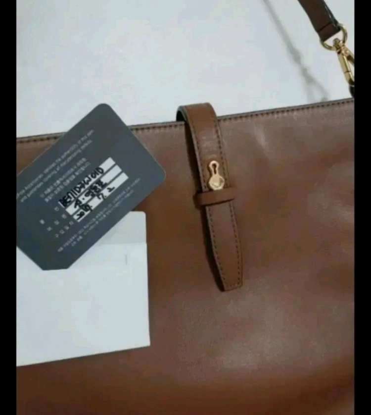여성 빈폴 탄 허니 미디엄 버킷백 이미지