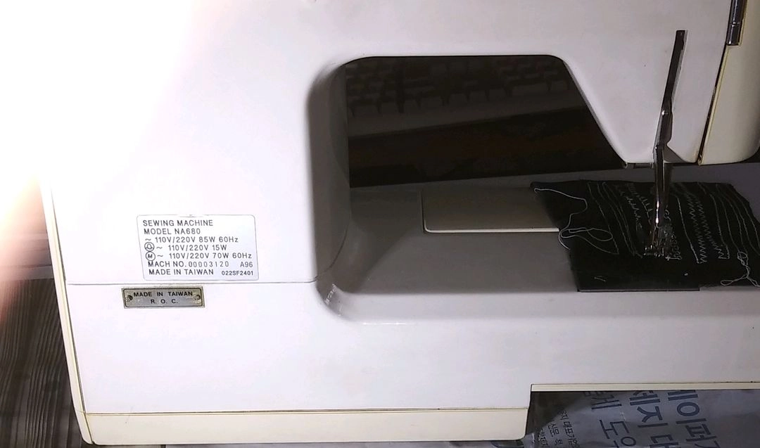 RICCAR na680 리카미싱 재봉틀 이미지