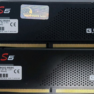 G.SKILL DDR5-6000 CL30 RIPJAWS S5 J 블랙 패키지 (32GB(16Gx2)) 이미지