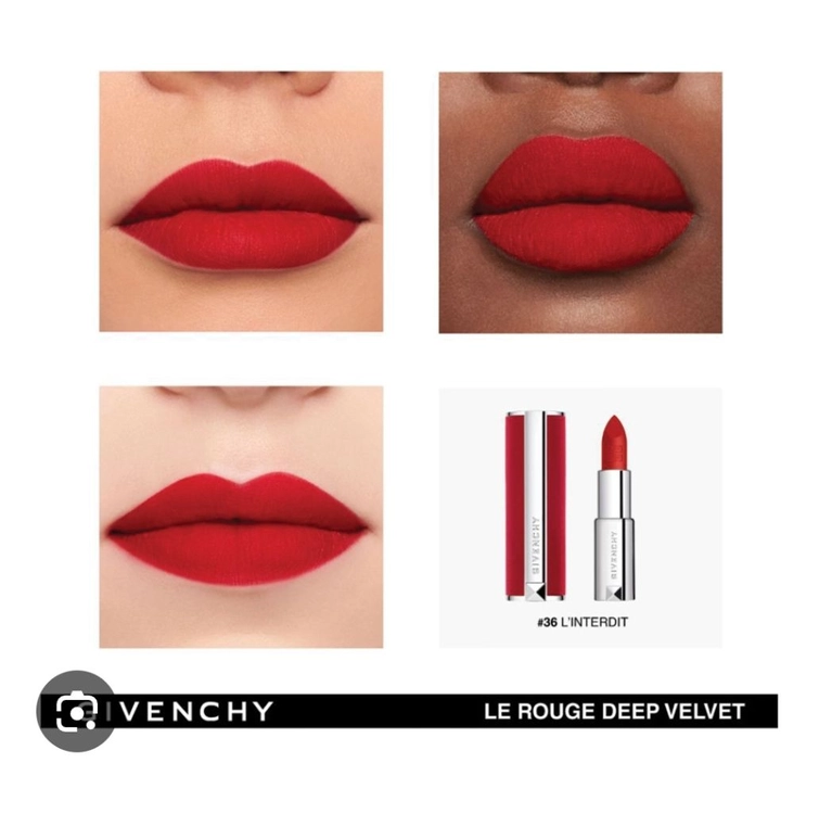 지방시 GIVENCHY 루즈 딥 벨벳 립스틱 새상품 36호 레드립 이미지