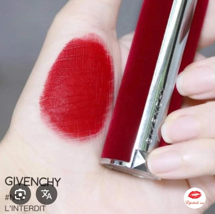지방시 GIVENCHY 루즈 딥 벨벳 립스틱 새상품 36호 레드립 이미지