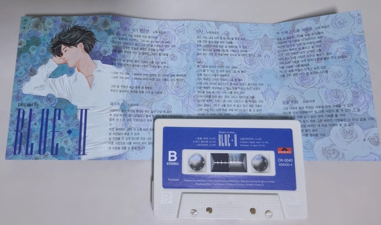블루2 OST (개봉 카세트테이프) 이은혜 작가 이미지