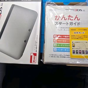 정품 S-급 닌텐도 3dsxl 3dsll 일본판 실버 박스(기기미포함) 이미지