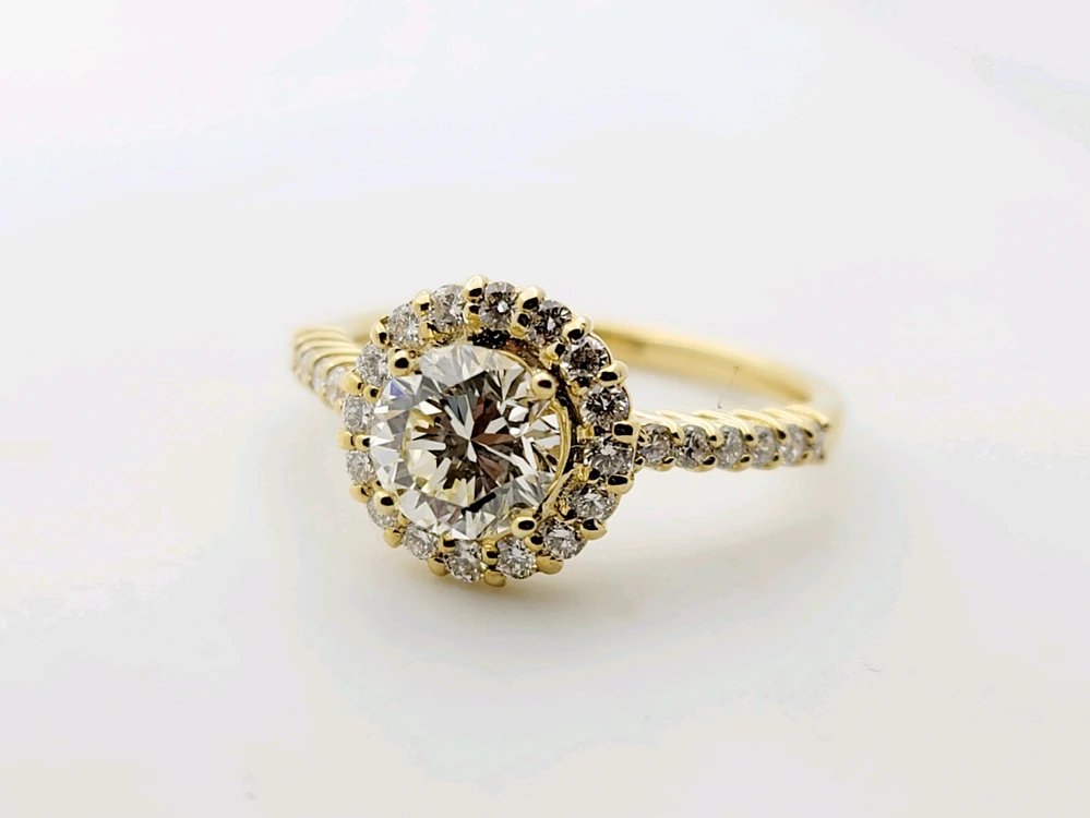 1캐럿천연다이아반지(중앙 1.08ct GVVS1) 이미지