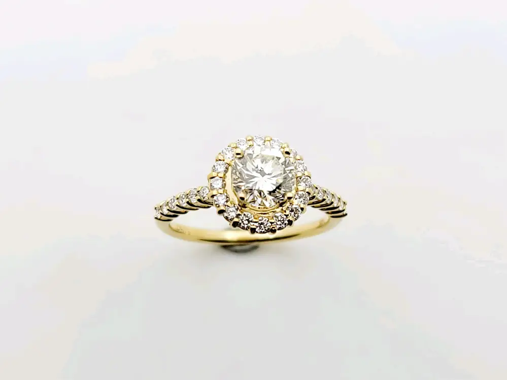 1캐럿천연다이아반지(중앙 1.08ct GVVS1) 이미지