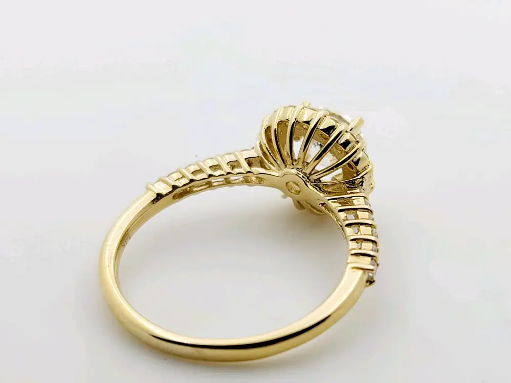 1캐럿천연다이아반지(중앙 1.08ct GVVS1) 이미지