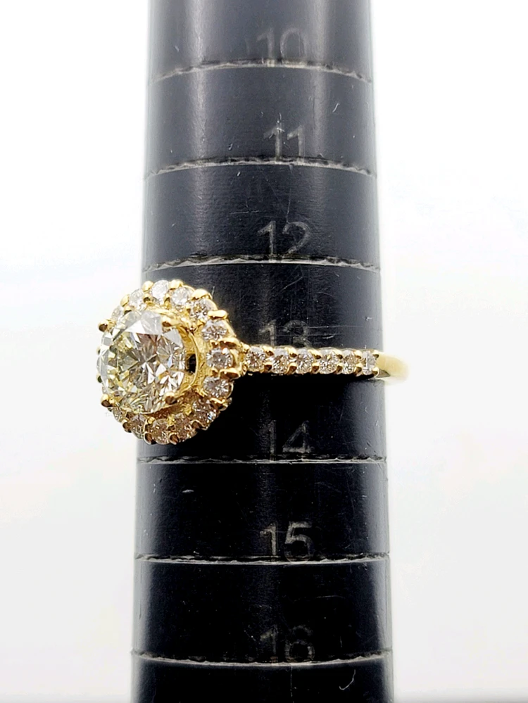 1캐럿천연다이아반지(중앙 1.08ct GVVS1) 이미지