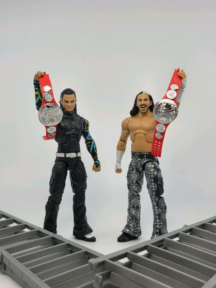 WWE 하디보이즈 제프하디 & 매트하디 팀익스트림 엘리트 레슬링 피규어 이미지
