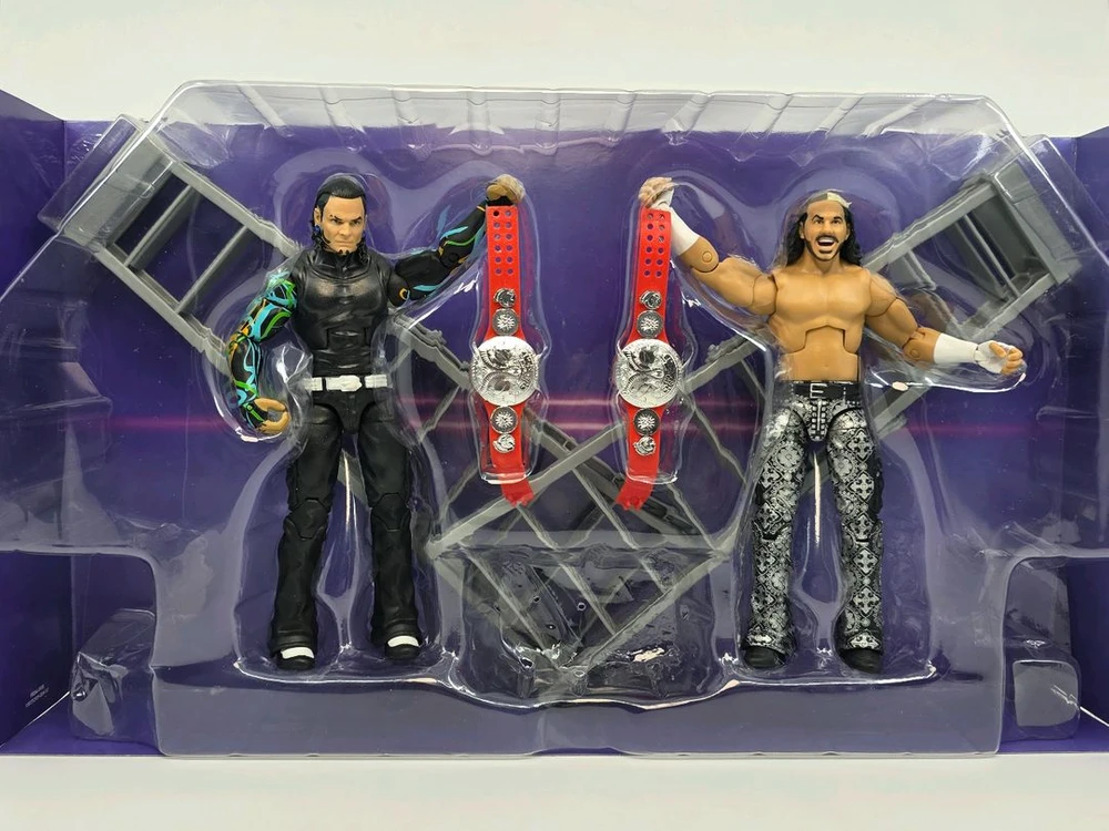 WWE 하디보이즈 제프하디 & 매트하디 팀익스트림 엘리트 레슬링 피규어 이미지