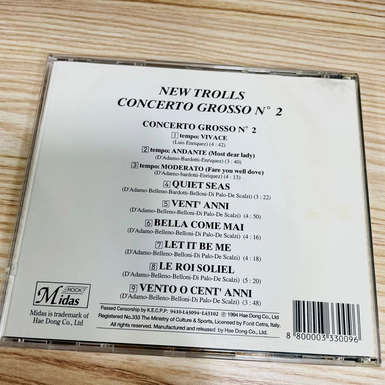 [중고음반/CD] 뉴 트롤스 New Trolls - Concerto Grosso No. 2 이미지
