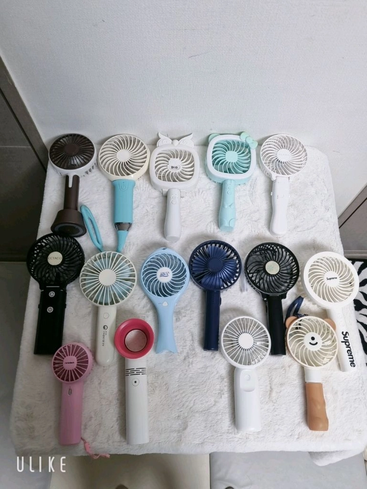 핸디 선풍기 여러 색상 15종 일괄 이미지