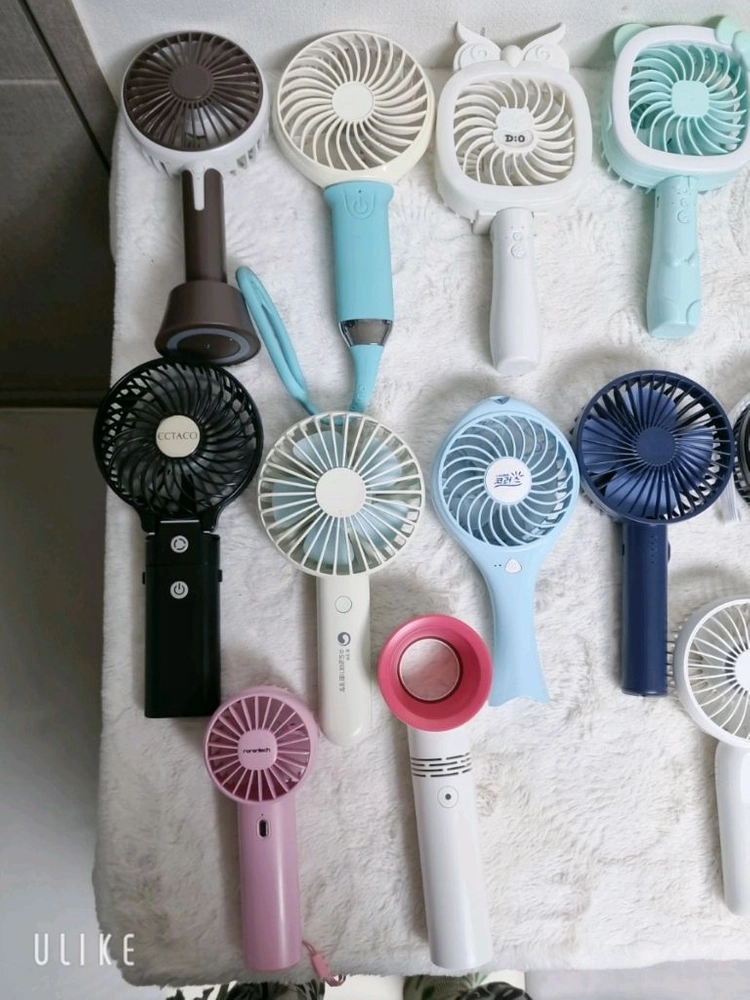 핸디 선풍기 여러 색상 15종 일괄 이미지