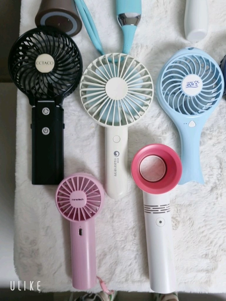 핸디 선풍기 여러 색상 15종 일괄 이미지