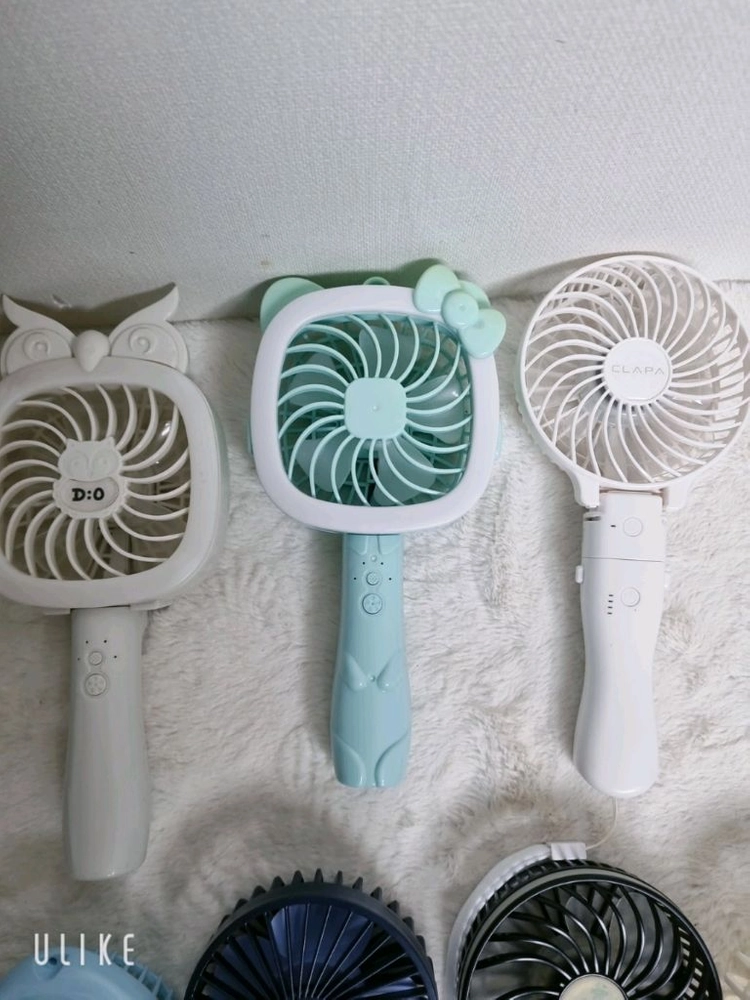 핸디 선풍기 여러 색상 15종 일괄 이미지